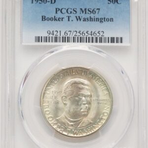 1950-D Commemorative Silver (1950-D 50C Booker T. Washington, MS)