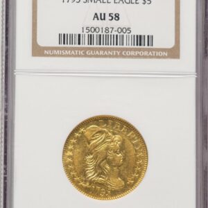 1795 Early Half Eagles (1795 $5 Small Eagle, MS)