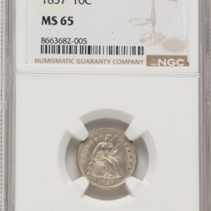 1857 Seated Dimes (1857 10C)