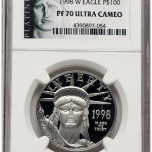 1998-W Modern Bullion Coins (1998-W Proof Platinum Eagle 1 oz American Liberty Series Label)