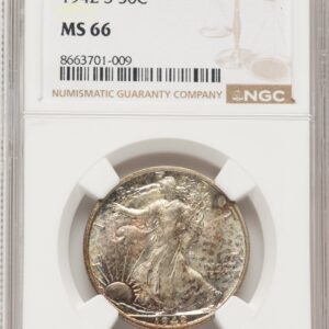 1942-S Walking Liberty Half Dollars (1942-S 50C)