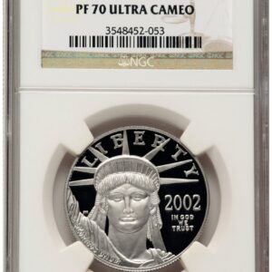 2002-W Modern Bullion Coins (2002-W Proof Platinum Eagle 1 oz Brown Label)