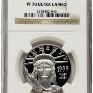 1999-W Modern Bullion Coins (1999-W Proof Platinum Eagle 1 oz Brown Label)