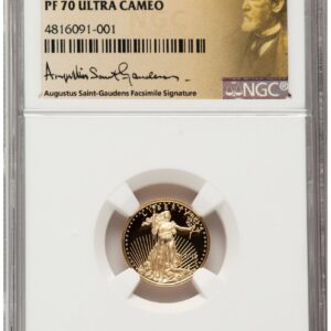 2018-W Modern Bullion Coins (2018-W Proof Gold Eagle 1/10 oz Saint Gaudens Label)