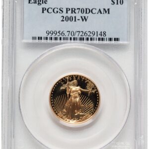 2001-W Modern Bullion Coins (2001-W Proof Gold Eagle 1/4 oz Blue Label)