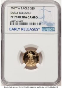 2017-W Modern Bullion Coins (2017-W Proof Gold Eagle 1/10 oz ER Blue)