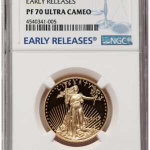 2017-W Modern Bullion Coins (2017-W Proof Gold Eagle 1/2 oz ER Blue)