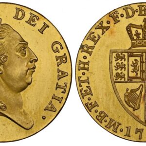 World Coins (GREAT BRITAIN. George III. (King, 1760-1820). 1787 AV Half-Guinea. NGC PR66+Cameo. GEORGIVS III DEI GRATIA ·. Fifth laureate head, right / F · D · B · ET · L · D · S · R · I · A · T · ET · E · - M · B · F · ET · H · REX ·. Crowned 4-fold spade arms. KM 60)