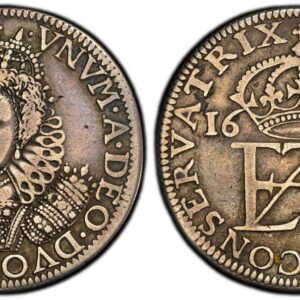 World Coins (GREAT BRITAIN. England. Elizabeth I. (Queen, 1533-1603). 1601-(star) Milled AR Pattern Fourpence (Groat). PCGS SP35. VNVM . A . DEO . DVOBVS . SVSTINEO . . Crowned facing bust wearing large ruff / AFFLICTORVM . CONSER VATRIX . Crowned monogram divides dat)