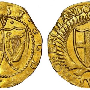 World Coins (GREAT BRITAIN. England. Commonwealth. 1653-Sun AV Crown. NGC MS65. London mint. 2.24gm. THE COMMONWEALTH OF ENGLAND. Coat-of-arms within wreath / GOD · WITH · VS · 165(3 over 2 over 0). Two coats-of-arms, denomination above. SCBC-3212; Friedberg 271; Schn)