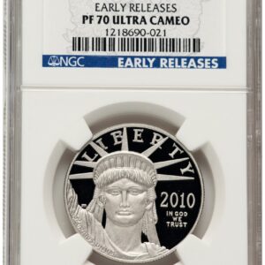 2010-W Modern Bullion Coins (2010-W Proof Platinum Eagle 1 oz ER Blue)