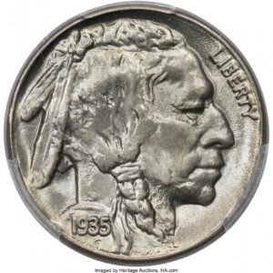 1935-S Buffalo Nickels (1935-S 5C PCGS Secure PCGS Plus)