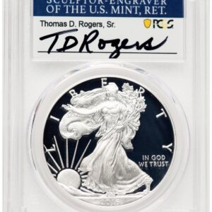 2016-W Modern Bullion Coins (2016-W Proof Silver Eagle 1 oz WP Mint Hoard TD Rogers)