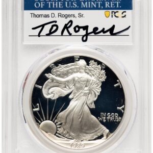 1989-S Modern Bullion Coins (1989-S Proof Silver Eagle 1 oz TD Rogers)