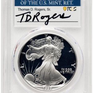 1990-S Modern Bullion Coins (1990-S Proof Silver Eagle 1 oz TD Rogers)