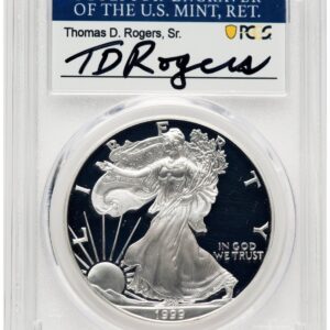 1999-P Modern Bullion Coins (1999-P Proof Silver Eagle 1 oz TD Rogers)
