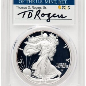 2021-W Modern Bullion Coins (2021-W TY2 Proof Silver Eagle 1 oz TD Rogers)