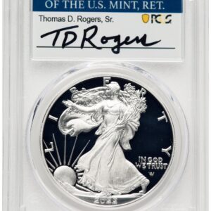 2022-S Modern Bullion Coins (2022-S Proof Silver Eagle 1 oz TD Rogers)