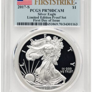 2017-S Modern Bullion Coins (2017-S Proof Silver Eagle Limited Edition Proof Set 1 oz FDI FS Flag)