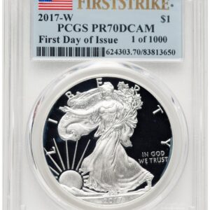 2017-W Modern Bullion Coins (2017-W Proof Silver Eagle 1 oz FDI FS Flag)