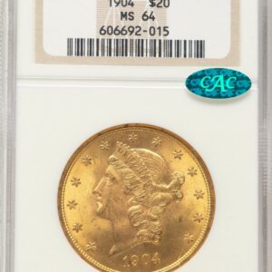 1904 Liberty Double Eagles (1904 $20 Liberty CAC)