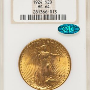 1924 Saint-Gaudens Double Eagles (1924 $20 Saint CAC)