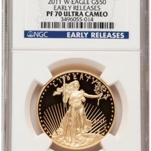 2011-W Modern Bullion Coins (2011-W Proof Gold Eagle 1 oz ER Blue)