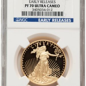 2010-W Modern Bullion Coins (2010-W Proof Gold Eagle 1 oz ER Blue)