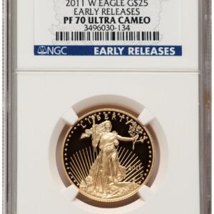 2011-W Modern Bullion Coins (2011-W Proof Gold Eagle 1/2 oz ER Blue)