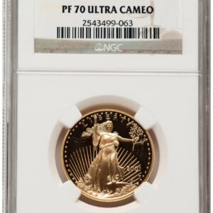 2001-W Modern Bullion Coins (2001-W Proof Gold Eagle 1/2 oz Brown Label)