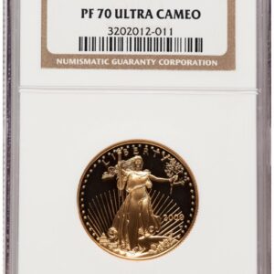 2000-W Modern Bullion Coins (2000-W Proof Gold Eagle 1/2 oz Brown Label)