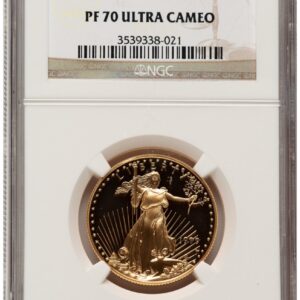 1999-W Modern Bullion Coins (1999-W Proof Gold Eagle 1/2 oz Brown Label)