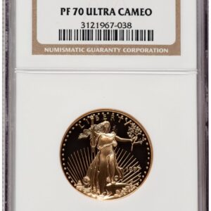 1997-W Modern Bullion Coins (1997-W Proof Gold Eagle 1/2 oz Brown Label)