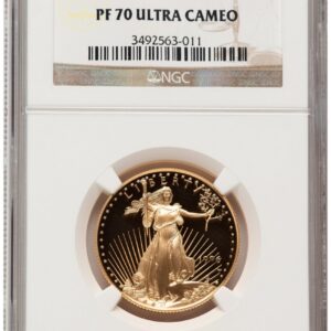 1996-W Modern Bullion Coins (1996-W Proof Gold Eagle 1/2 oz Brown Label)