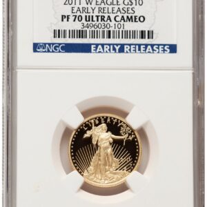 2011-W Modern Bullion Coins (2011-W Proof Gold Eagle 1/4 oz ER Blue)