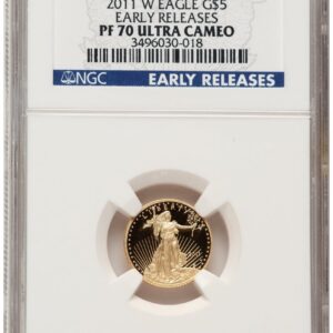 2011-W Modern Bullion Coins (2011-W Proof Gold Eagle 1/10 oz ER Blue)