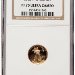 2002-W Modern Bullion Coins (2002-W Proof Gold Eagle 1/10 oz Brown Label)