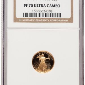 1996-W Modern Bullion Coins (1996-W Proof Gold Eagle 1/10 oz Brown Label)