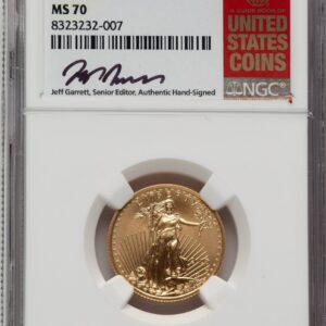 2008-W Modern Bullion Coins (2008-W Burnished Gold Eagle 1/4 oz 0.25 oz Jeff Garrett Red Book)