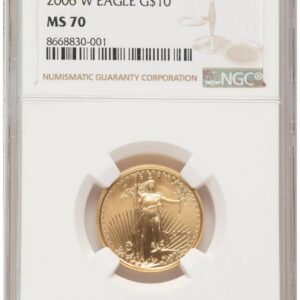 2006-W Modern Bullion Coins (2006-W Burnished Gold Eagle 1/4 oz 0.25 oz Brown Label)