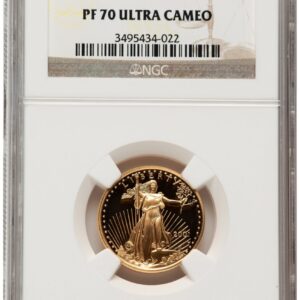 2001-W Modern Bullion Coins (2001-W Proof Gold Eagle 1/4 oz Brown Label)