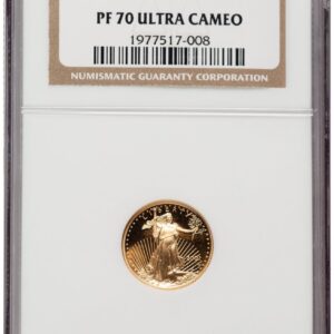 2001-W Modern Bullion Coins (2001-W Proof Gold Eagle 1/10 oz Brown Label)