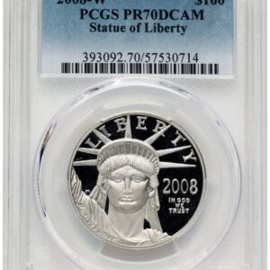 2008-W Modern Bullion Coins (2008-W Proof Platinum Eagle 1 oz Blue Gradient)