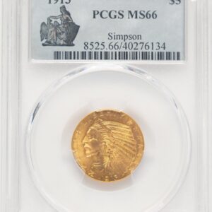 1913 Indian Half Eagles (1913 $5)