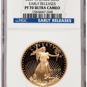 2007-W Modern Bullion Coins (2007-W Proof Gold Eagle 1 oz ER Blue)