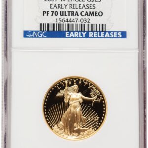 2007-W Modern Bullion Coins (2007-W Proof Gold Eagle 1/2 oz ER Blue)