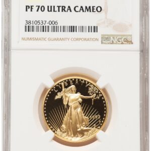 1993-P Modern Bullion Coins (1993-P Proof Gold Eagle 1/2 oz Brown Label)