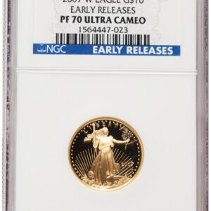 2007-W Modern Bullion Coins (2007-W Proof Gold Eagle 1/4 oz ER Blue)