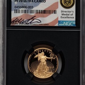 2010-W Modern Bullion Coins (2010-W Proof Gold Eagle 1/4 oz Miles Standish Blk Core)