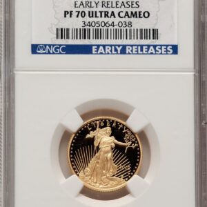 2010-W Modern Bullion Coins (2010-W Proof Gold Eagle 1/4 oz ER Blue)